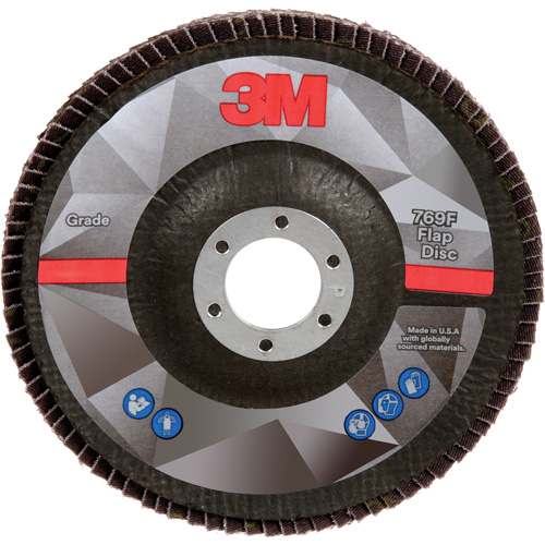 769F Quick Change Flap Disc, 5" x 7/8", Type 29, 40+ Grit, Ceramic Mukwa Safety Services