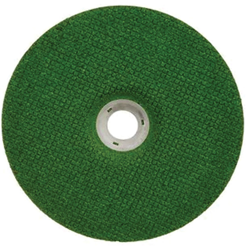 Meule &agrave; moyeu d&eacute;port&eacute; Green Corps, 7" x 1/8", Arbre 7/8", C&eacute;ramique, Type 27 Mukwa Safety Services