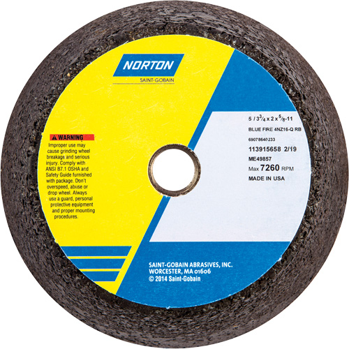 BlueFire&reg; Non-Reinforced Portable Snagging Wheel Mukwa Safety Services