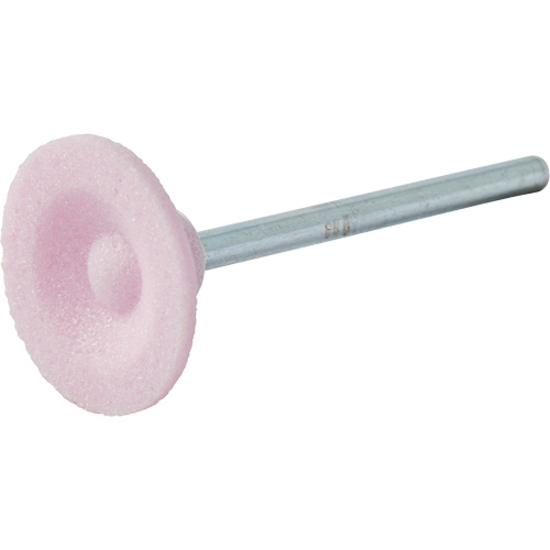 Meule mont&eacute;e vitrifi&eacute;e, B81, Oxyde d'aluminium, 3/4" dia., 3/16" lo, 80 Grain Mukwa Safety Services