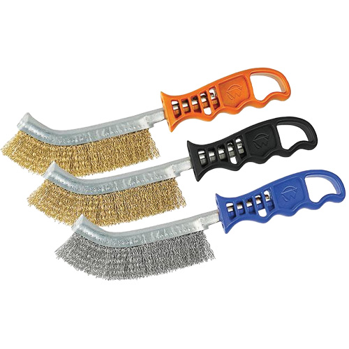 Stainless Steel Scratch Brush, 9-5/8" Long Mukwa Safety Services