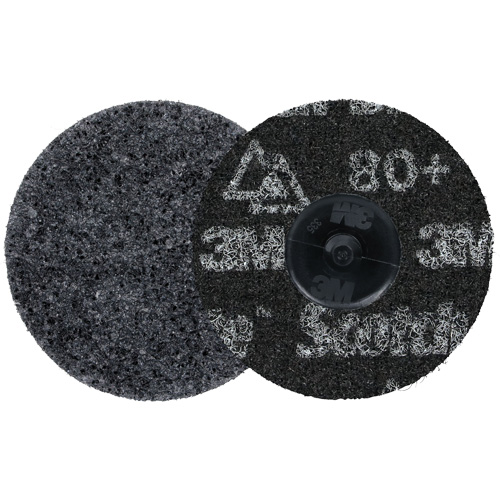 Scotch-Brite Roloc Precision Heavy Duty Surface Conditioning Disc, HD-DR, 3" Dia., 80+ Grit, Ceramic Mukwa Safety Services