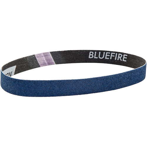 Courroie pour ponceuse BlueFire, 3/4" la x 20-1/2" lo, Alumine de zirconium, Grain 120 Mukwa Safety Services