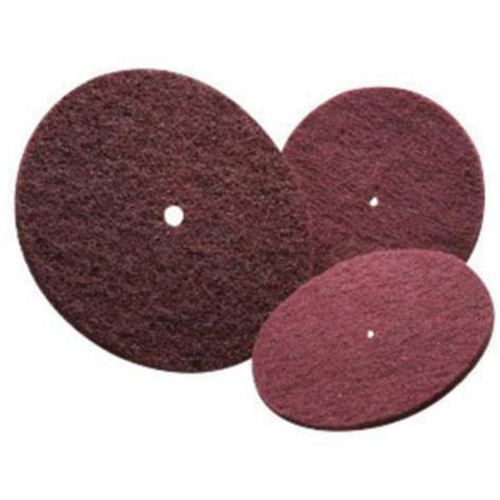 Disque non tiss&eacute; tr&egrave;s r&eacute;sistant Bear-Tex, 6" dia., Grain Tr&egrave;s fin, Oxyde d'aluminium Mukwa Safety Services