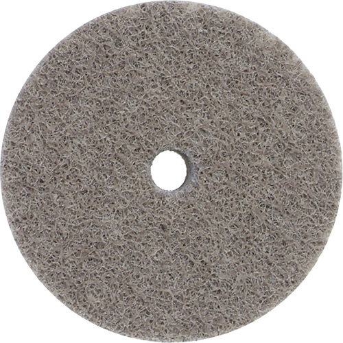 Bear-Tex&reg; Non-Woven Unified Wheel, 3" x 1/4", 3/8" Arbor, Fine Grit, Aluminum Oxide Mukwa Safety Services