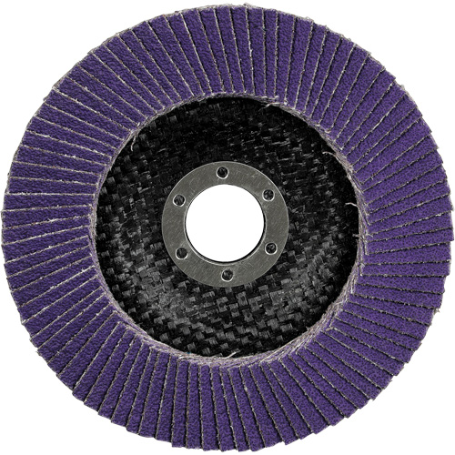Cubitron 3 Flat Flap Disc 1169F, 4-1/2" x 7/8", Type T27, 40+ Grit, Ceramic Mukwa Safety Services