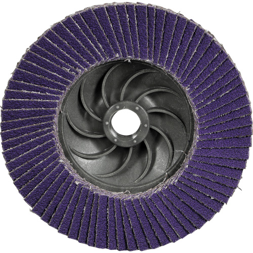 Disque &agrave; lamelles conique 1169F Cubitron 3 &agrave; changement rapide, 5" x 5/8"-11, Type T29, Grain 40+, C&eacute;ramique Mukwa Safety Services