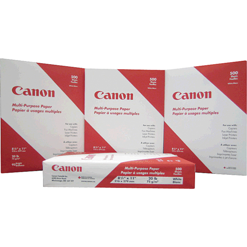Papier pour copies a usage multiple, 8-1/2" x 11", 20 lb, Blanc Mukwa Safety Services