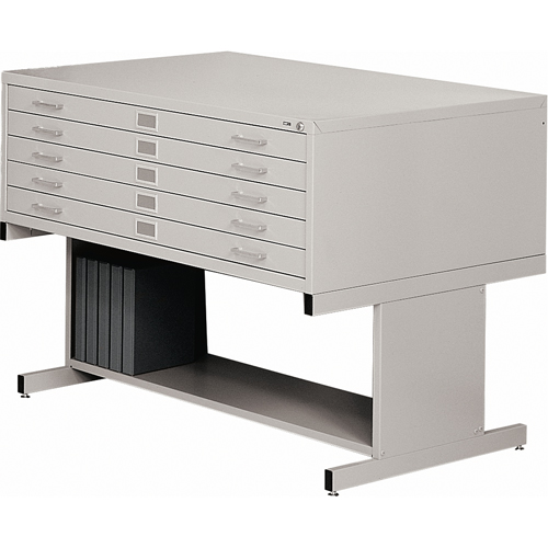 Classeurs en acier pour plans, 5 Tiroirs, 40-3/8" la x 29-3/8" p x 16-1/2" h Mukwa Safety Services