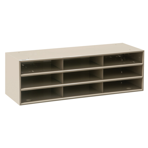 Organisateurs de donn&eacute;es, Stationnaire, 15 fentes, Acier, 33-3/4" la x 11 5/8" p x 17 3/4" h Mukwa Safety Services