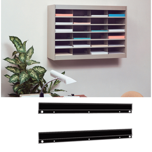 Heavy-duty Steel Literature Organizers - Mounting Hardware Mukwa Safety Services