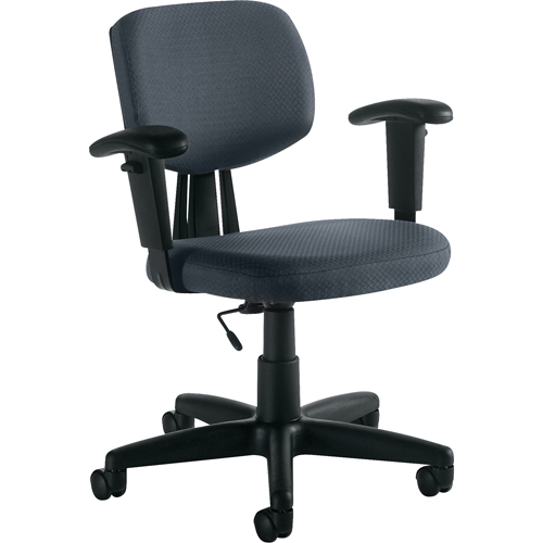 Task Chair, Fabric, Charcoal Mukwa Safety Services