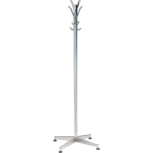 Pat&egrave;re, 60" ha, Acier, Chrome, 8 Crochet(s) Mukwa Safety Services
