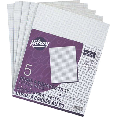 Tablettes de papier blanc Mukwa Safety Services