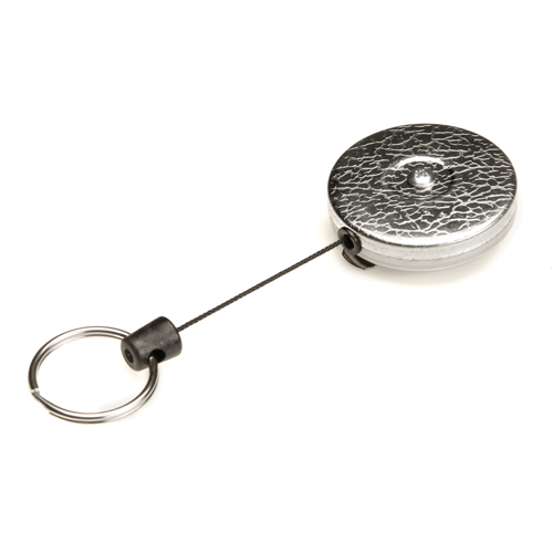 Original Self Retracting Reels #485-HDK, Chrome, 48" Cable, Belt Clip Attachment Mukwa Safety Services