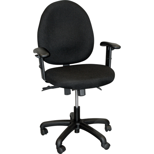 Chaise de dactylo ergonomique avec dossier moyen de s&eacute;rie 900, &agrave; dessin, Ajustable Hauteur, Capacit&eacute; 250 lb Mukwa Safety Services