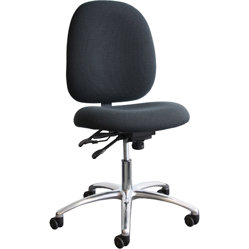 Chaises D.E.S. (dissipation &eacute;lectrostatique) Shoptech, Tissu, Noir, Capacit&eacute; 275 lb Mukwa Safety Services