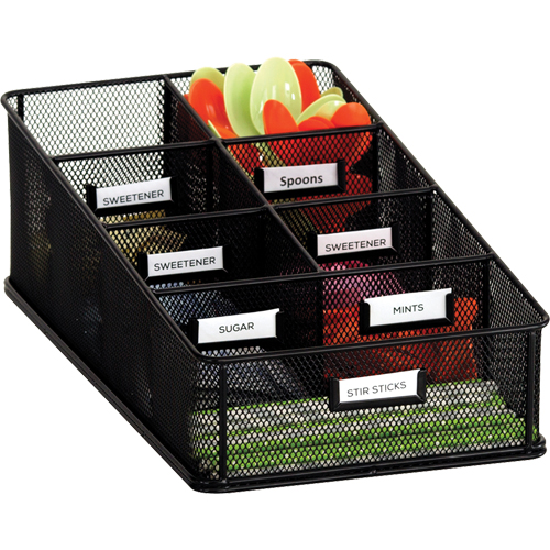 Organisateur Onyx en boîte &agrave; condiments Mukwa Safety Services