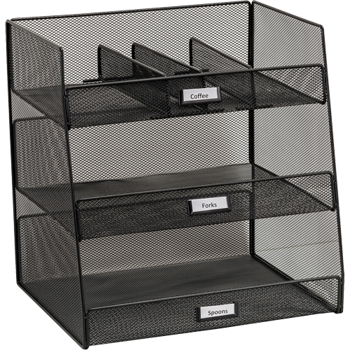 Onyx Break Room Supplies Organizer Mukwa Safety Services
