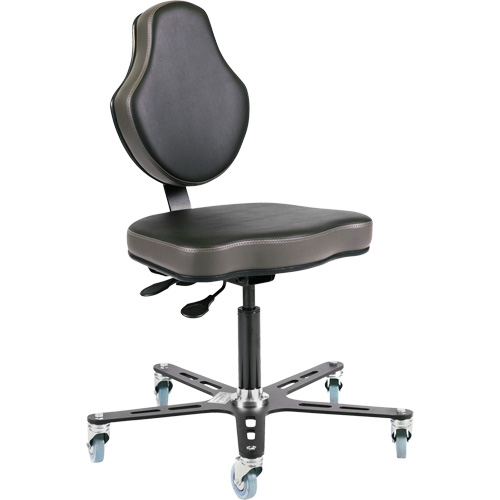 Chaise ergonomique &agrave; inclinaison r&eacute;glable Vega, Mobile, Ajustable Hauteur Mukwa Safety Services