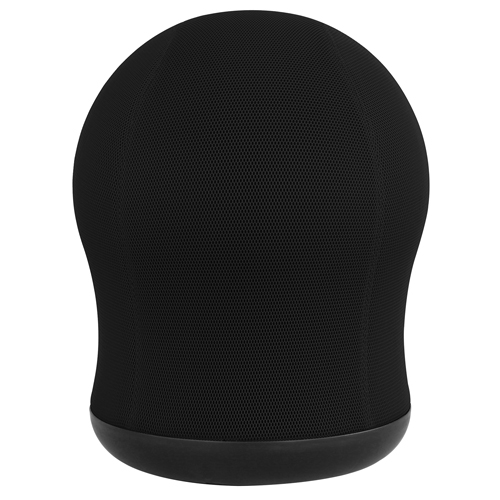 Zenergy Swivel Ball Chair, Mesh, Black, 250 lbs. Capacity Mukwa Safety Services