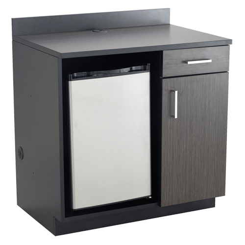 Armoire modulaire, M&eacute;lamine, 39" h x 36" la x 25" P, Nuit d'Asie/noir Mukwa Safety Services