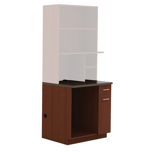 Armoire modulaire, M&eacute;lamine, 39" h x 36" la x 25" P, Acajou Mukwa Safety Services