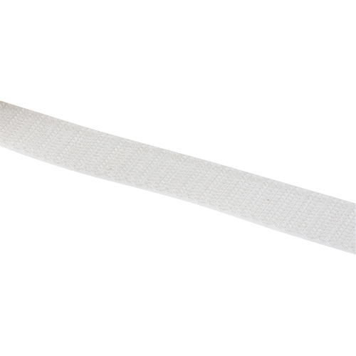 Ruban d'attaches, Crochet, 25 vg x 1", Cousu, Blanc Mukwa Safety Services