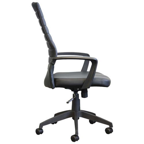 Activ A-128 Office Chair, Polyurethane, Black, 275 lbs. Capacity Mukwa Safety Services