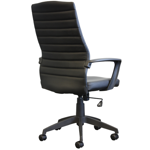 Activ A-128 Office Chair, Polyurethane, Black, 275 lbs. Capacity Mukwa Safety Services