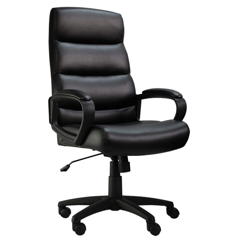 Chaise de bureau Activ s&eacute;rie A-601, Polyur&eacute;thane, Noir, Capacit&eacute; 275 lb Mukwa Safety Services