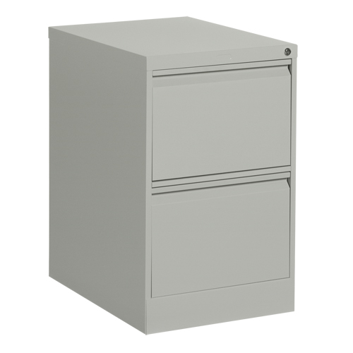 Classeur vertical, Acier, 2 tiroirs, 18-1/7" la x 25" p x 29" h, Gris Mukwa Safety Services