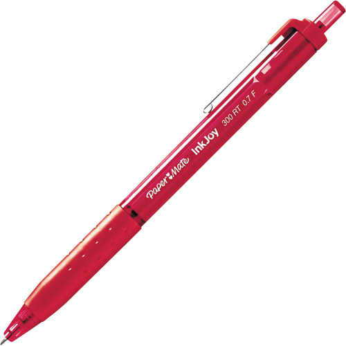 Inkjoy 300RT Pen, Red, 1 mm, Retractable Mukwa Safety Services