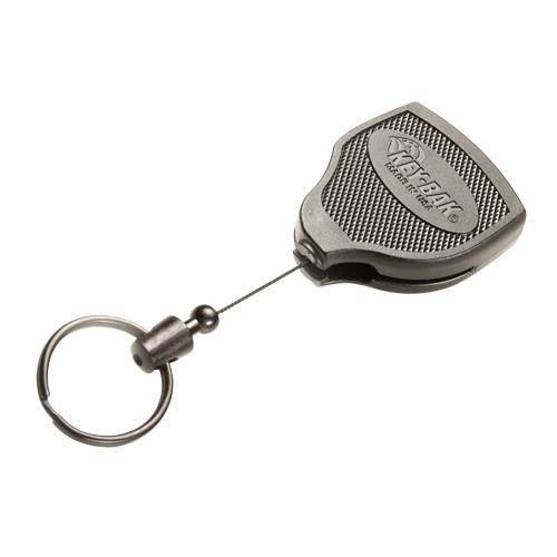 Super48 Heavy-Duty Retractable Key Holder, Polycarbonate, 48" Cable, Belt Clip Attachment Mukwa Safety Services