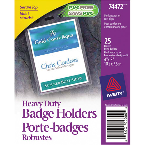 &eacute;tui robuste pour badge Mukwa Safety Services