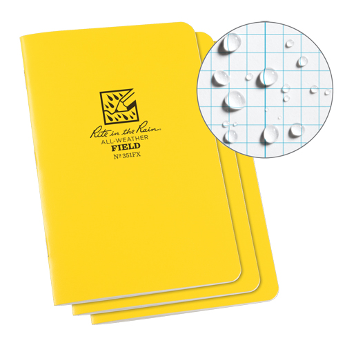Notebook, Soft Cover, Yellow, 48 Pages, 4-5/8" W x 7" L Mukwa Safety Services