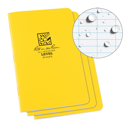 Notebook, Soft Cover, Yellow, 48 Pages, 4-5/8" W x 7" L Mukwa Safety Services