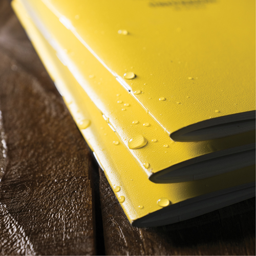 Notebook, Soft Cover, Yellow, 48 Pages, 4-5/8" W x 7" L Mukwa Safety Services