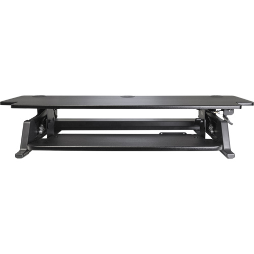 Goya Sit-Stand Workstation, Desktop Unit, 20" H x 42" W x 16" D, Black Mukwa Safety Services