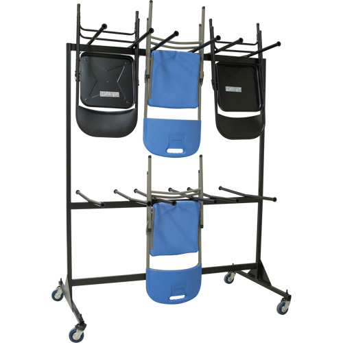 Chariot pour chaises pliantes &agrave; deux c&ocirc;t&eacute;s Mukwa Safety Services
