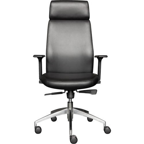 Fauteuil de cadre &agrave; dossier &eacute;lev&eacute; s&eacute;rie Activ, Polyur&eacute;thane/Vinyle, Noir, Capacit&eacute; 275 lb Mukwa Safety Services