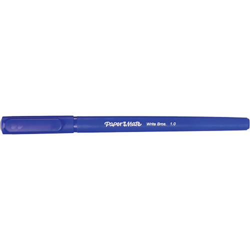 Paper Mater&reg; Write Bros&reg; Ball Point Pen, Blue, 1 mm Mukwa Safety Services