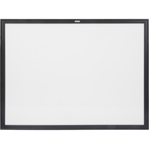 Tableau blanc &agrave; cadre MDF noir, Effacement &agrave; sec/Magn&eacute;tique, 48" la x 36" h Mukwa Safety Services