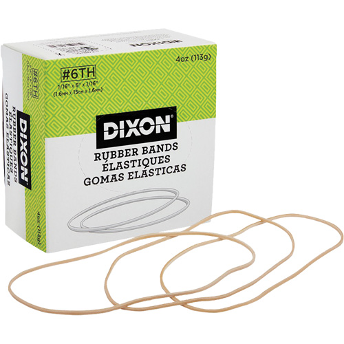 Rubber Bands, 6" x 1/16" Mukwa Safety Services