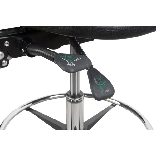 Tabouret robuste et ergonomique, Mobile, Ajustable Hauteur, Capacit&eacute; 250 lb Mukwa Safety Services