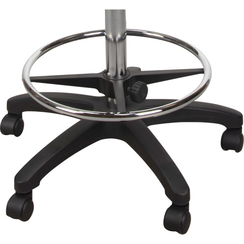 Tabouret robuste et ergonomique, Mobile, Ajustable Hauteur, Capacit&eacute; 250 lb Mukwa Safety Services