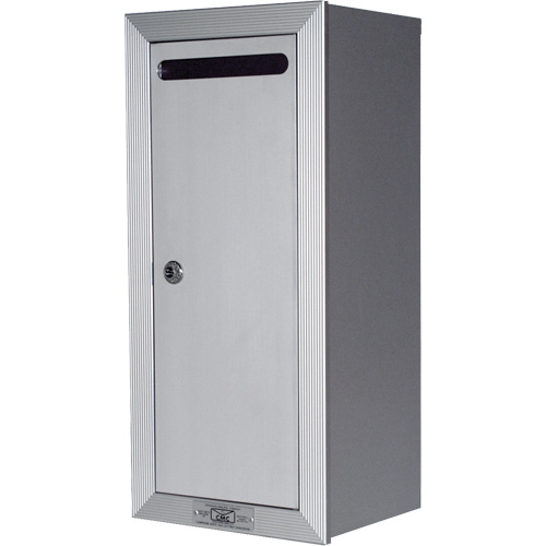 Boîte de collecte, Fixation En surface, 16-3/16" x 6-3/8", Aluminium Mukwa Safety Services