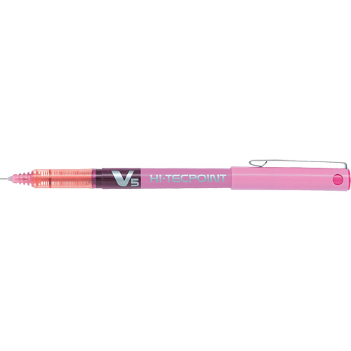 Hi-Tecpoint Pen, Pink, 0.5 mm Mukwa Safety Services