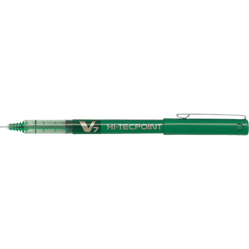 Hi-Tecpoint Pen, Green, 0.7 mm Mukwa Safety Services
