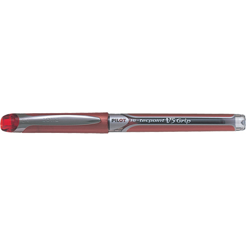 Hi-Tecpoint Grip Pen, Red, 0.5 mm Mukwa Safety Services